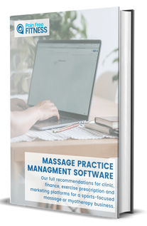 Ebook - massage therapy equipment list with image on a phone and 3d book cover